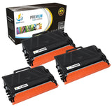 Catch Supplies Replacement Brother TN880 High Yield Black Toner Cartridge Laser Printer Toner Cartridges - Three Pack