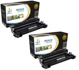 Catch Supplies Replacement Brother DR-720 Compatible Drum Unit Laser Printer Toner Cartridges - Two Pack