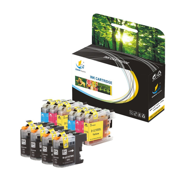 Compatible 10 Pack BR LC107 Premium High Yield Ink Cartridges