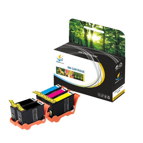 Catch Supplies Replacement Lexmark 150XL 14N1614 14N1615 14N1616 14N1618 High Yield Ink Cartridge  - 5 Pack