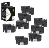 Catch Supplies Replacement Brother TZe-131 Labels Labeling Tape - Eight Pack