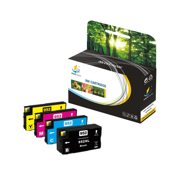 Compatible 4 Pack HP 952XL High Yield Ink Cartridge