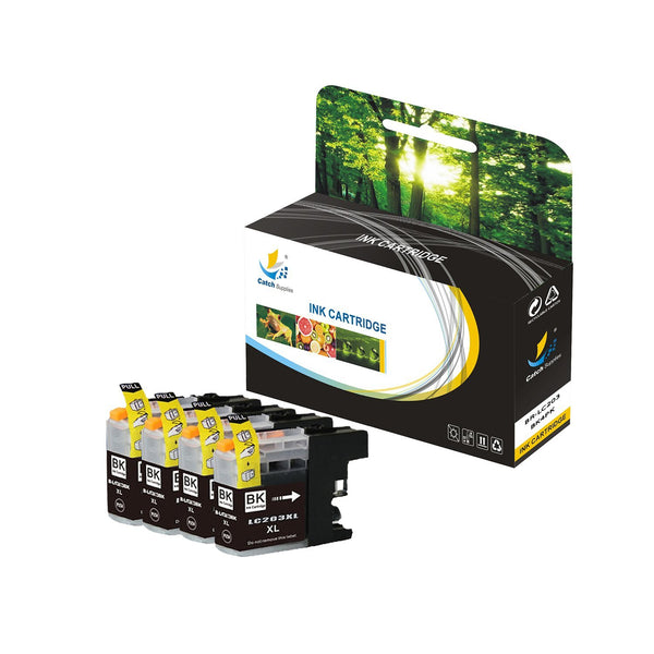 Catch Supplies Replacement Brother LC203 High Yield Ink Cartridge - 4 pack