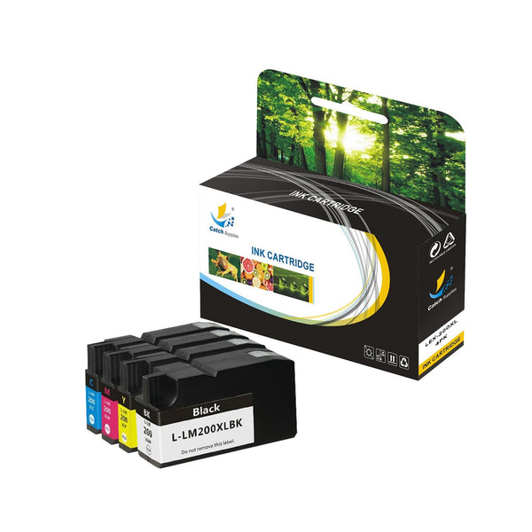 Catch Supplies Replacement Lexmark 200XL 14L0174,14L0175,14L0176,14L0177 High Yield Ink Cartridge  - 4 Pack