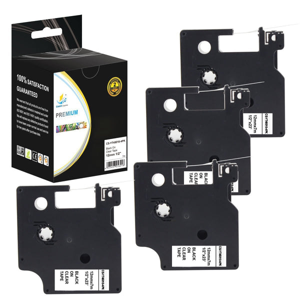 Catch Supplies Replacement Dymo 45013 Labels Labeling Tape - Four Pack