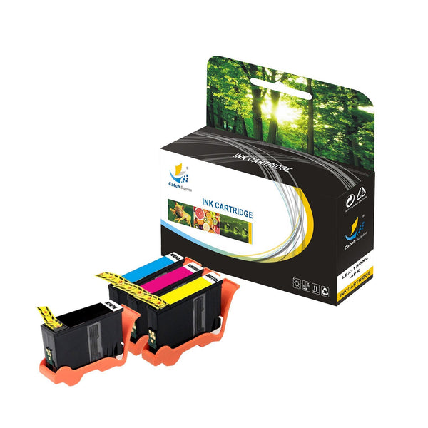 Catch Supplies Replacement Lexmark 150XL 14N1614 14N1615 14N1616 14N1618 High Yield Ink Cartridge  - 4 Pack