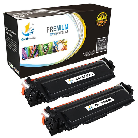 Catch Supplies Replacement Canon 046HK High Yield  Toner Cartridge - 2 Pack
