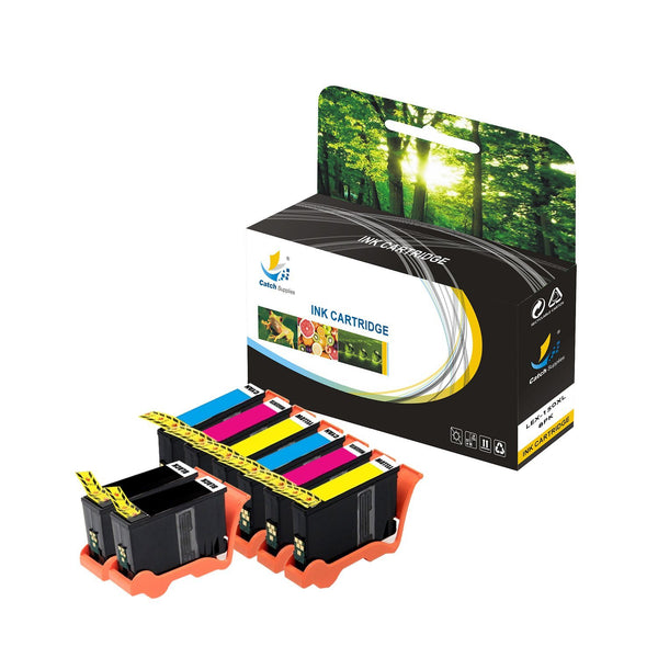 Catch Supplies Replacement Lexmark 150XL 14N1614 14N1615 14N1616 14N1618 High Yield Ink Cartridge  - 8 Pack
