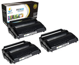 Catch Supplies Replacement Ricoh 406683 Standard Yield Black Toner Cartridge Laser Printer Toner Cartridges - Three Pack