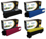 Catch Supplies Replacement Kyocera TK-562K,TK-562C,TK-562M,TK-562Y Standard Yield Laser Printer Toner Cartridges - Four Pack