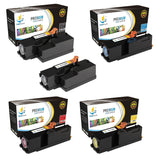 Catch Supplies Replacement Dell 332-0399,332-0400,332-0401,332-0402 Standard Yield Laser Printer Toner Cartridges - Five Pack