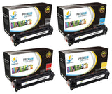 Catch Supplies Replacement HP CF210X,CF211A,CF212A,CF213A High Yield Toner Cartridges Laser Printer Toner Cartridges - Four Pack