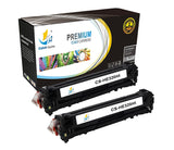 Catch Supplies Replacement HP CE320A Standard Yield Laser Printer Toner Cartridges - Two Pack