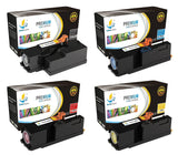Catch Supplies Replacement Dell 332-0399,332-0400,332-0401,332-0402 Standard Yield Laser Printer Toner Cartridges - Four Pack