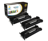 Catch Supplies Replacement HP CF226A Standard Yield Black Toner Cartridge Laser Printer Toner Cartridges - Three Pack