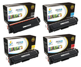 Catch Supplies Replacement HP CF410X, CF411X, CF412X, CF413X High Yield Toner Cartridges Laser Printer Toner Cartridges - Four Pack