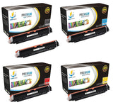 Catch Supplies Replacement HP CF350A,CF351A,CF352A,CF353A Standard Yield Laser Printer Toner Cartridges - Five Pack