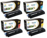 Catch Supplies Replacement HP Q6000A,Q6001A,Q6002A,Q6003A Standard Yield Laser Printer Toner Cartridges - Four Pack