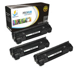 Catch Supplies Replacement HP CF279A Standard Yield Black Toner Cartridge Laser Printer Toner Cartridges - Three Pack