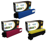 Catch Supplies Replacement Kyocera TK-562C,TK-562M,TK-562Y Standard Yield Laser Printer Toner Cartridges - Three Pack