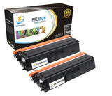 Catch Supplies Replacement Brother TN433K Standard Yield Laser Printer Toner Cartridges - Two Pack
