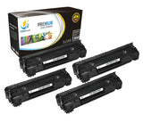 Catch Supplies Replacement HP CF279A Standard Yield Black Toner Cartridge Laser Printer Toner Cartridges - Four Pack