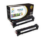 Catch Supplies Replacement HP CB540A Standard Yield Laser Printer Toner Cartridges - Two Pack