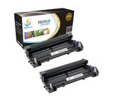 Catch Supplies Replacement Brother DR-620 Compatible Drum Unit Laser Printer Toner Cartridges - Two Pack