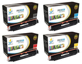 Catch Supplies Replacement HP CF350A,CF351A,CF352A,CF353A Standard Yield Laser Printer Toner Cartridges - Four Pack