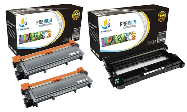 Catch Supplies Replacement Combo pack of 2 TN660 Toner Cartridges and 1 DR630 Drum Unit