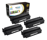 Catch Supplies Replacement HP C7115A Standard Yield Laser Printer Toner Cartridges - Four Pack