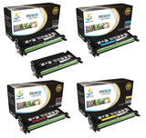 Catch Supplies Replacement Xerox 113R00726,113R00723,113R00724,113R00725 Standard Yield Laser Printer Toner Cartridges - Five Pack