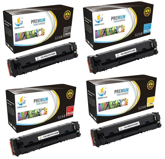 Catch Supplies Replacement HP HP-204A Standard Yield Toner Cartridge - 4 Pack