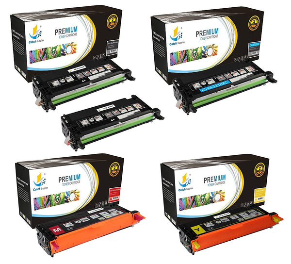 Compatible Dell 310-8092,310-8094,310-8096,310-8098 Standard Yield Laser Printer Toner Cartridges - Five Pack