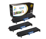 Catch Supplies Replacement Brother TN-360 Standard Yield Laser Printer Toner Cartridges - Three Pack