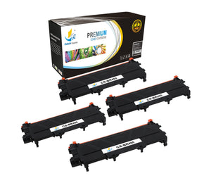 Catch Supplies Replacement Brother TN-450 Standard Yield Laser Printer Toner Cartridges - Four Pack