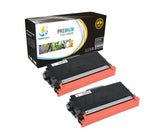 Catch Supplies Replacement Brother TN-750 Standard Yield Laser Printer Toner Cartridges - Two Pack