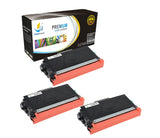 Catch Supplies Replacement Brother TN-750 Standard Yield Laser Printer Toner Cartridges - Three Pack