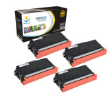 Catch Supplies Replacement Brother TN-750 Standard Yield Laser Printer Toner Cartridges - Four Pack