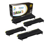 Catch Supplies Replacement Brother TN-350 Standard Yield Laser Printer Toner Cartridges - Four Pack