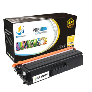 Catch Supplies Replacement Brother TN-431Y Standard Yield Toner Cartridge