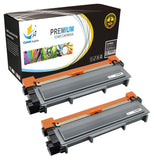 Catch Supplies Replacement Brother TN-630 Standard Yield Laser Printer Toner Cartridges - Two Pack