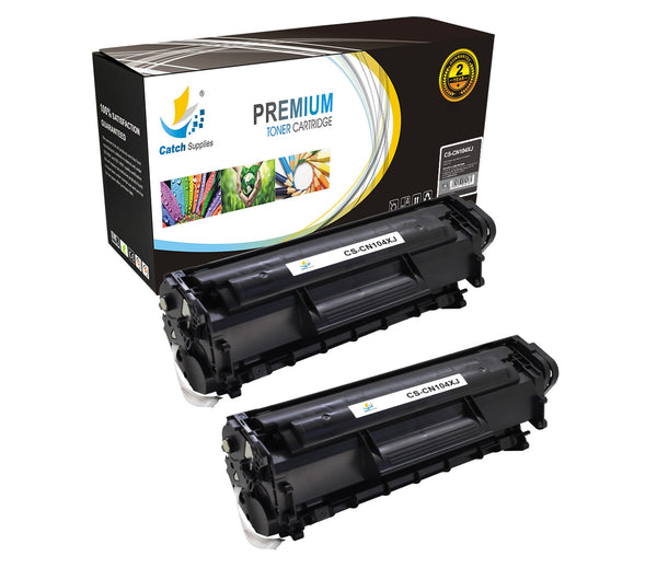 Catch Supplies Replacement Canon 0263B001AA Jumbo Yield Black Toner Cartridge Laser Printer Toner Cartridges - Two Pack