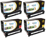 Catch Supplies Replacement Canon 1980B001AA,1979B001AA,1978B001AA,1977B001AA Standard Yield Laser Printer Toner Cartridges - Four Pack