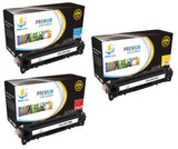 Catch Supplies Replacement Canon 1979B001AA,1978B001AA,1977B001AA Standard Yield Laser Printer Toner Cartridges - Three Pack