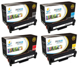 Catch Supplies Replacement Canon 2662B001AA,2661B001AA,2660B001AA,2659B001AA Standard Yield Laser Printer Toner Cartridges - Four Pack
