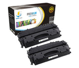 Catch Supplies Replacement Canon 3480B001AA Jumbo Yield Black Toner Cartridge Laser Printer Toner Cartridges - Two Pack