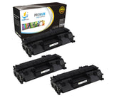 Catch Supplies Replacement Canon 2617B001AA Standard Yield Laser Printer Toner Cartridges - Three Pack