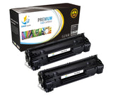 Catch Supplies Replacement Canon 3484B001AA Standard Yield Laser Printer Toner Cartridges - Two Pack