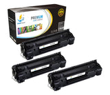 Catch Supplies Replacement Canon 3483B001AA Standard Yield Laser Printer Toner Cartridges - Three Pack